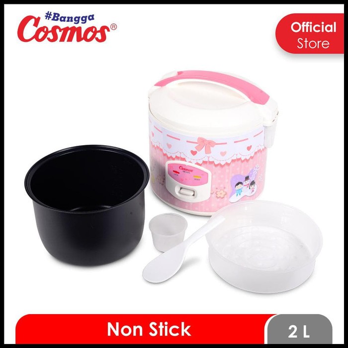 Cosmos Rice Cooker Non Stick CRJ 3232 - 2L garansi resmi