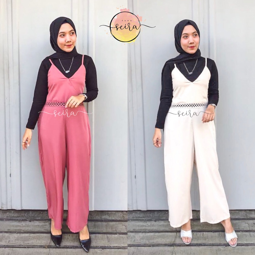 [BISA COD] KIMBERLEY JUMPSUIT - Playsuit Overall Casual  / Baju Bangkok Premium Import