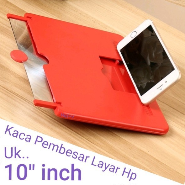 CEV PREMIUM Enlarger 3D 10&quot; kaca pembesar layar hp 3d 10 INCH portable Mobile Phone Screen MagnifIer