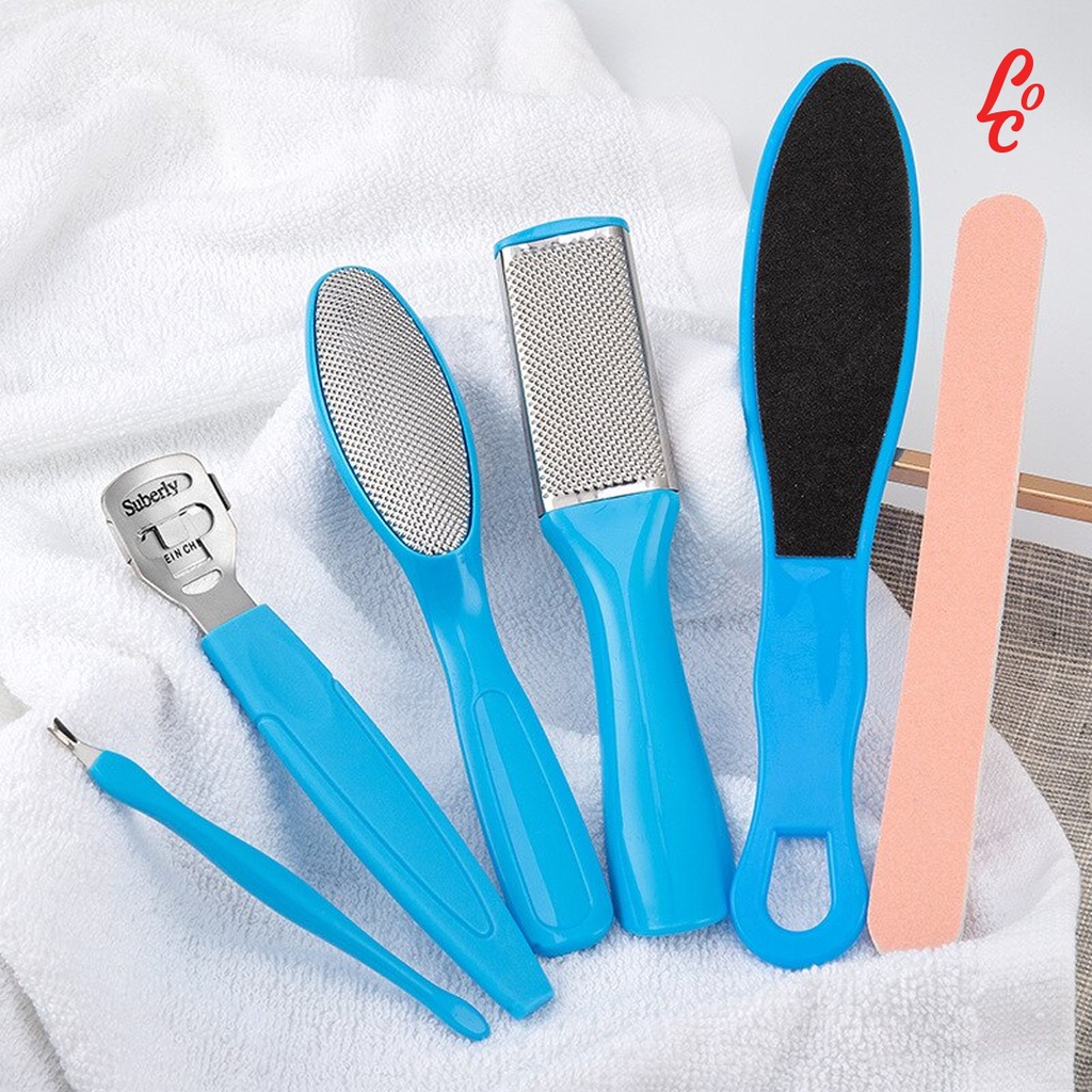 Alat Perawatan Kaki Manicure Pedicure Foot Care Scraper Set 8 in 1 Foot Pedicure