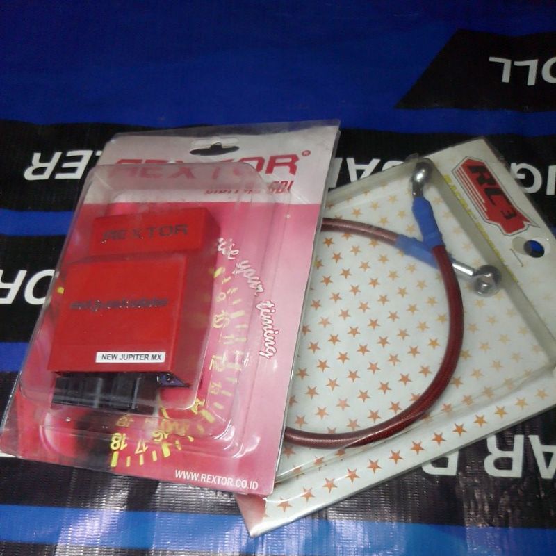 CDI rextor tipe adjustable Yamaha Jupiter MX new 5 speed kopling dan non kopling bonus selang rem