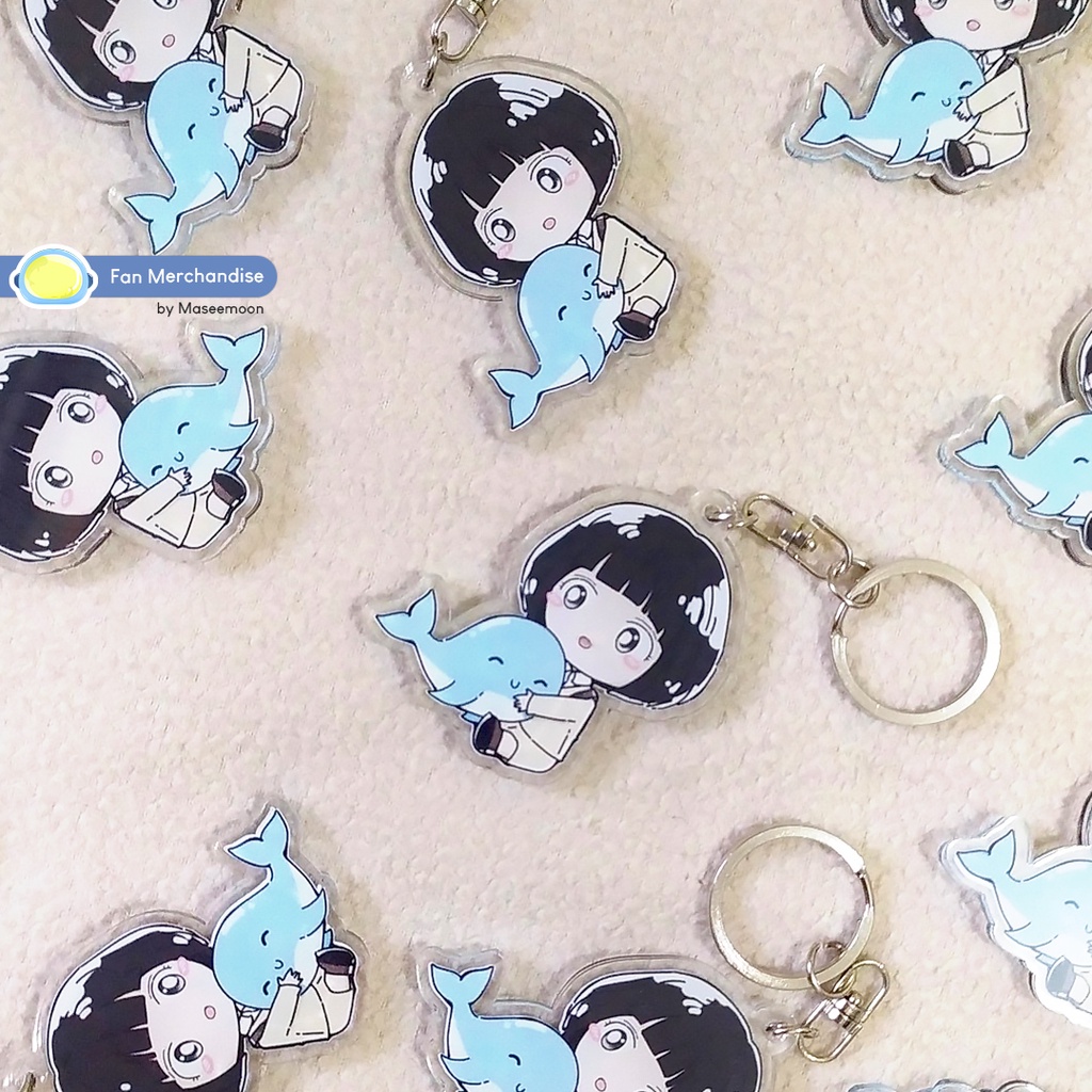 Jual Extraordinary Attorney Woo merch (Keychain, sticker sheet & art