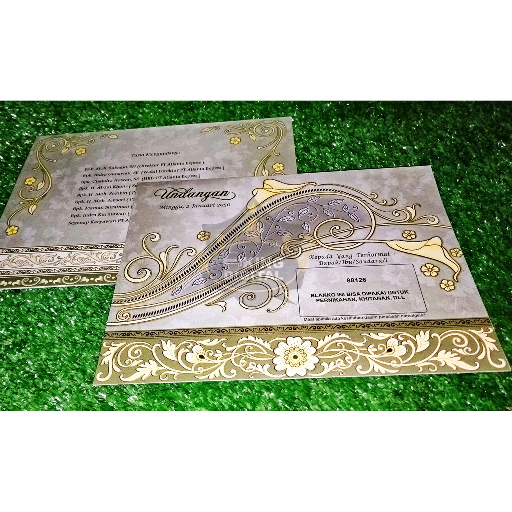 UNDANGAN MURAH ERBA 88126