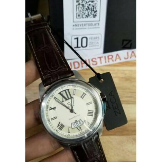 Jam Tangan Pria Zeca Watches Original 261M LBR Resmi Zeca Watches 10Thn