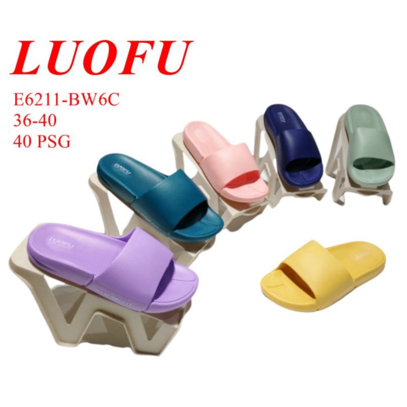 Sandal karet jelly wanita Luofu nyaman sandal karet perempuan terbaru luofu original,sendal sendal kokop perempuan new.