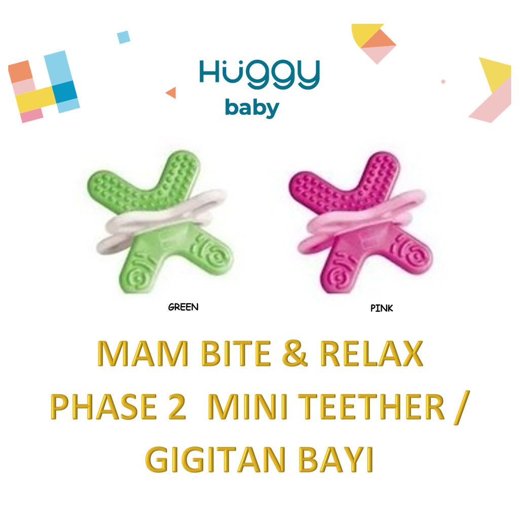 MAM Bite &amp; Relax Phase 2 Teether Gigitan Bayi 4M+