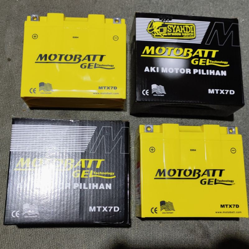 aki motobatt MTX7D 7 amper nouvo tiger scorpio