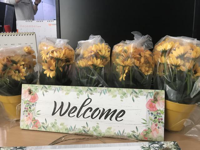 Hiasan Dinding Poster Kayu Gantungan Pintu Closed Dekorasi Rumah 10x30cm