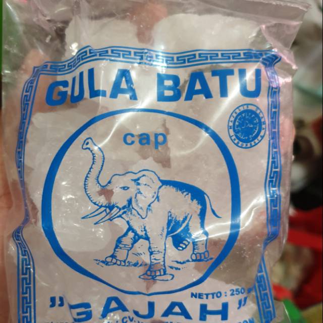 

Gula Batu Merk Gajah 250gr