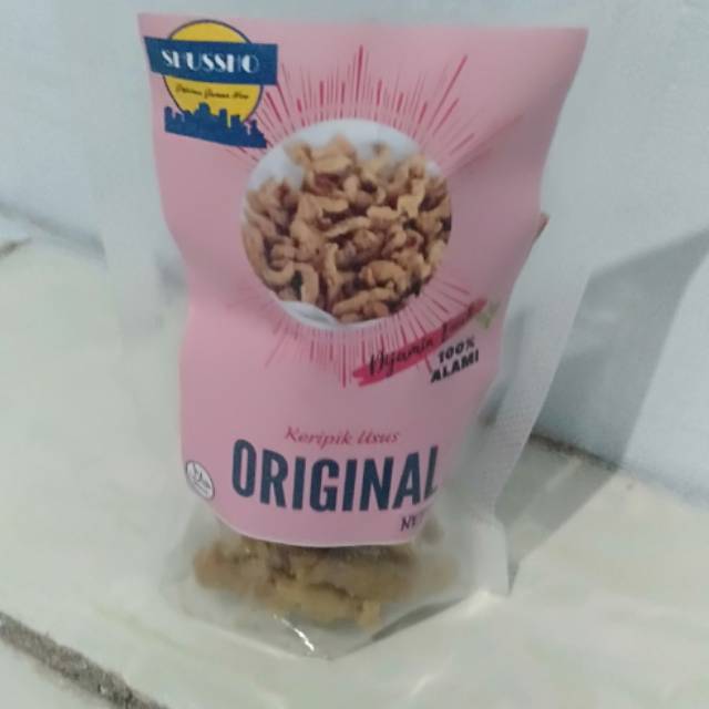 

Shussho keripik usus 50gr