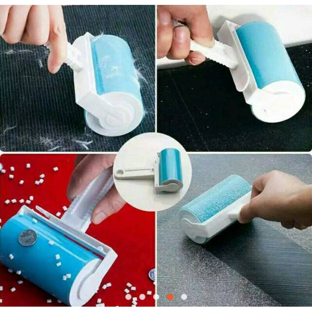 MARKAS HL0232 Alat Pembersih Bulu Roller Cleaner Washable Sticky Fur Remover Brush