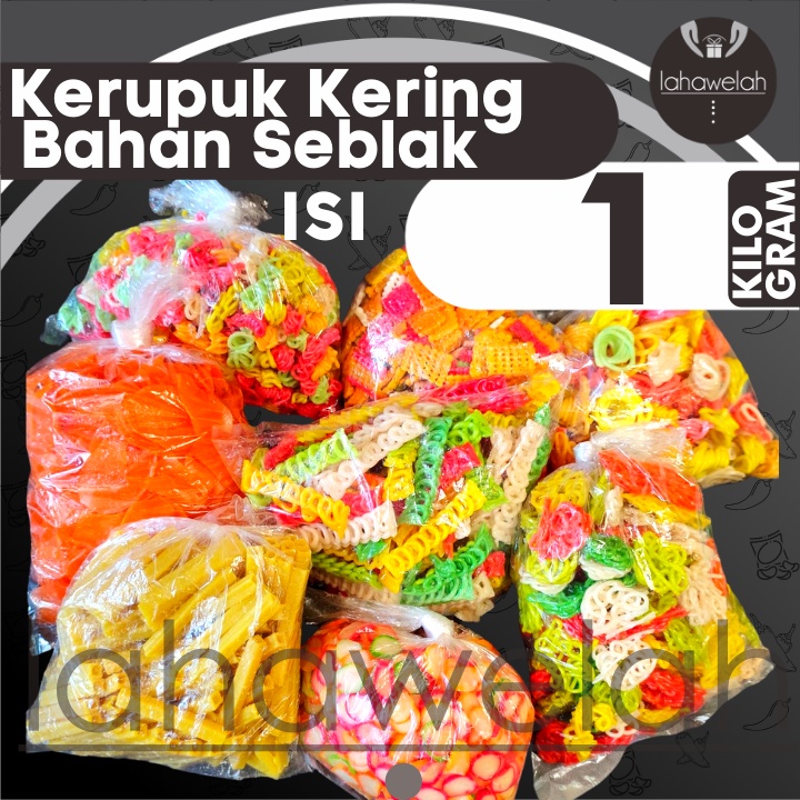 

Kerupuk Kering 1KG Bahan Seblak Variasi Lengkap by Lahawelah