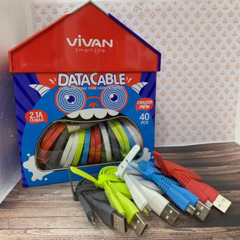 VIVAN KABEL DATA MICRO CSM100S PER/PCS MICRO Data Cable For Android 1M