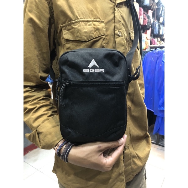 Eiger001 tas selempang Z-DEEVA 1.0 2F 2L - tas samping wanita - tas selempang pria original