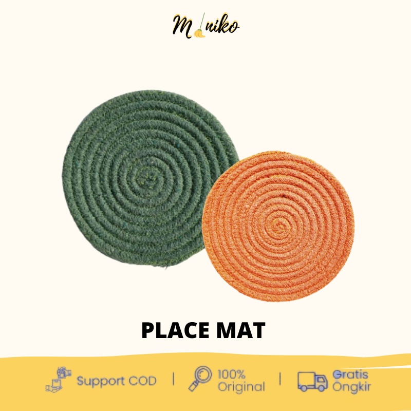Placemat Alas Piring dan Gelas - MINIKO