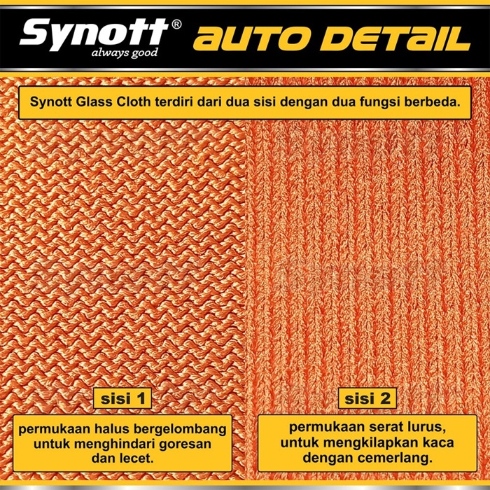 Kain Lap Microfiber Synott Motor, Visor Helm, Mobil, Aman Gores Baret