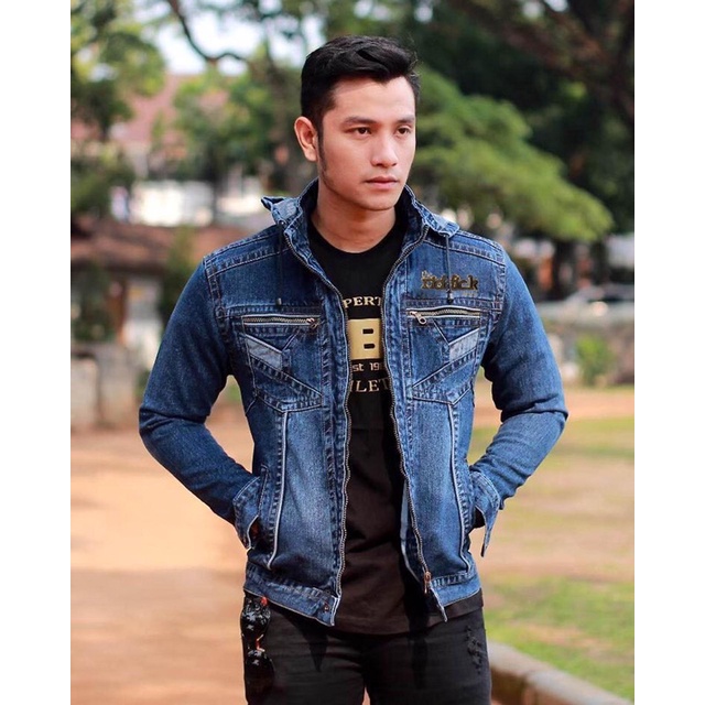 JAKET JEANS THE RDCK MMH TOPI PREMIUM SUPER