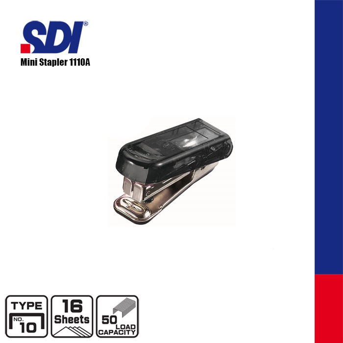 

SDI No.10 Mini Translucent Stapler 1110A