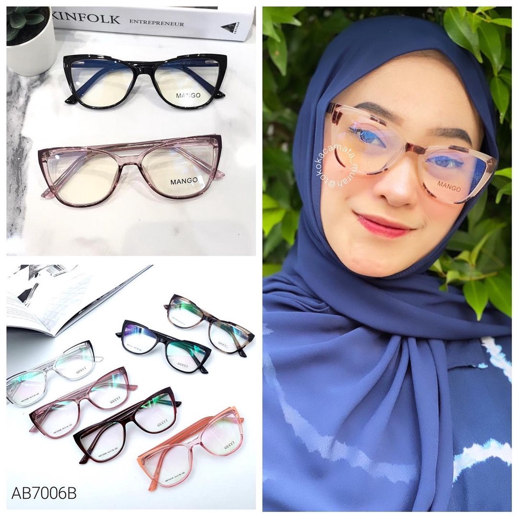 KACAMATA PHOTOCROMIC KACAMATA MANGO 8025 BISA GANTI LENSA / ANTI RADIASI / BLURAY / PHOTOCROMIC/BLUC