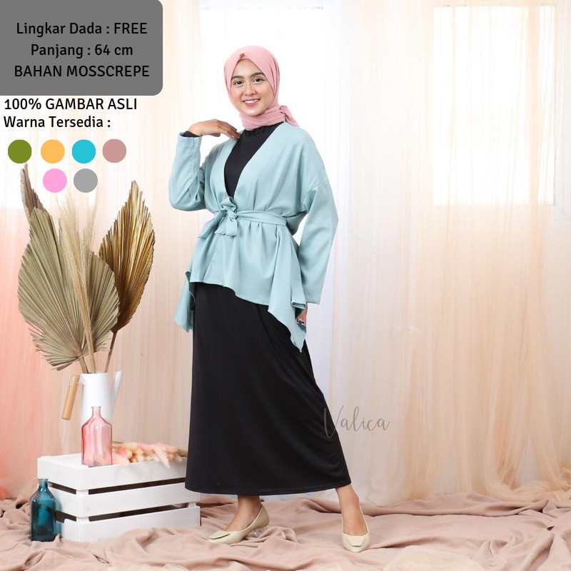 (COD) Daily Things Atasan Muslim Hasya Fit XXL LD FREE