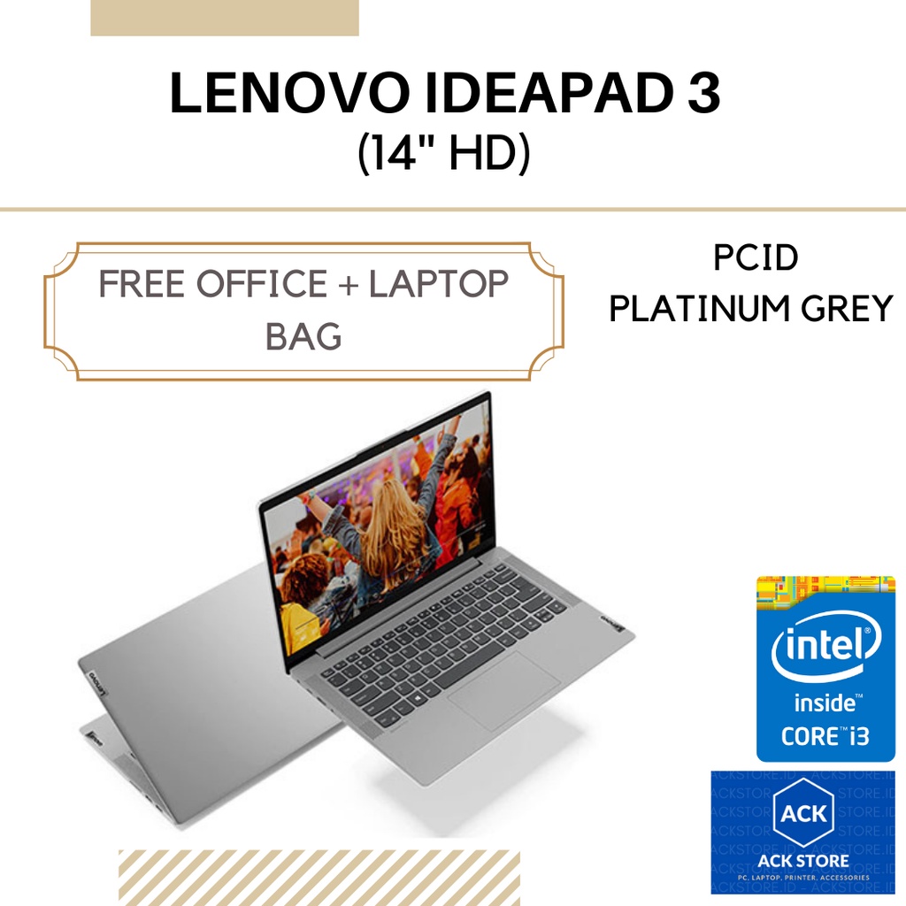 LENOVO LAPTOP IDEAPAD 3 i3 10110U 4GB 512GB UMA W11+OHS PCID