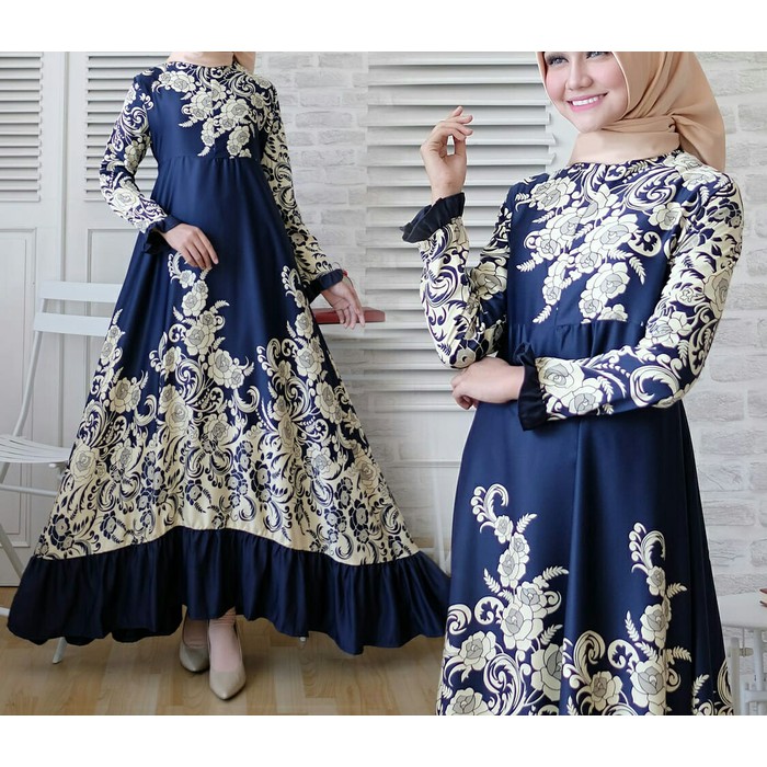 GAMIS SYARI ANNAJAH CAPUCCINO 900GR 110 140 ALLSIZE GAMIS SYARI BUSUI CADAR CREPE HQ POLOS MURAH I.