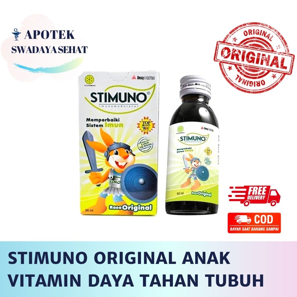 Stimuno Original Sirup 60 ML - Multivitamin Daya Tahan Tubuh Anak