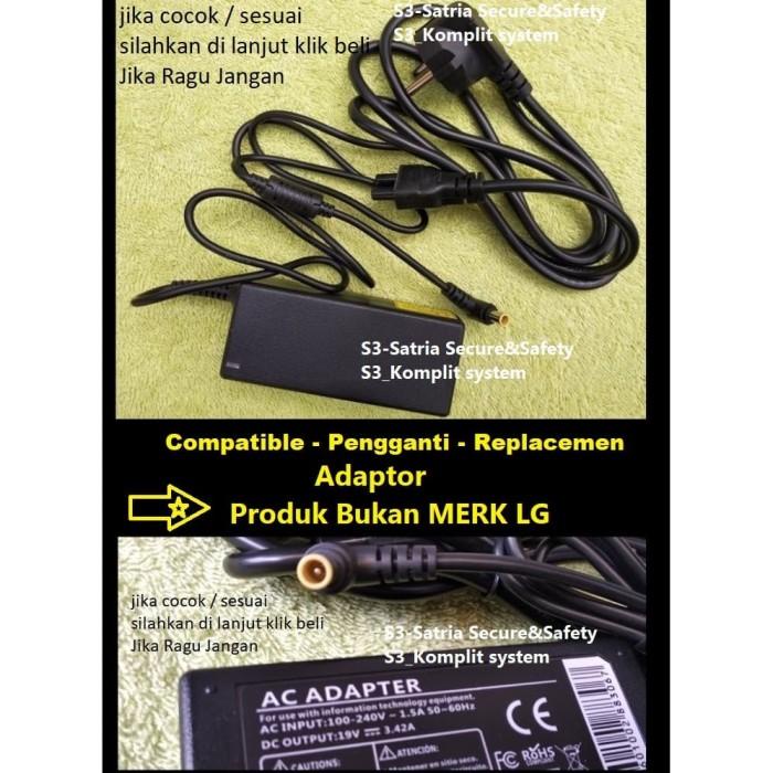 TV LG Adaptor daya 19V 1.6A TELEVISI LED LG 19v 1,6A