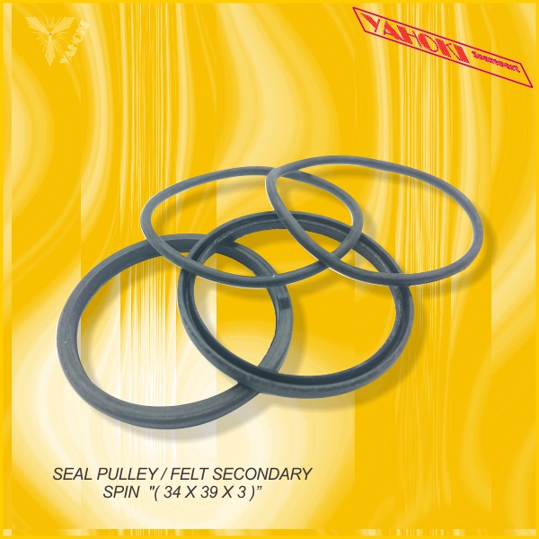 Seal Pooly / Felt Secondary Spin  "( 34 X 39 X 3 )"