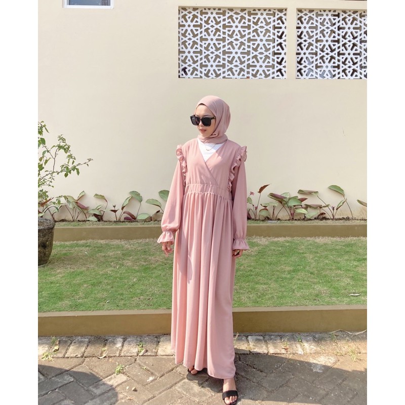 ADIBA DRESS || adiba dress || gamis lebaran || gamis murah