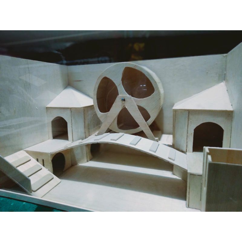 Kandang Hamster 1set Akrilik-5