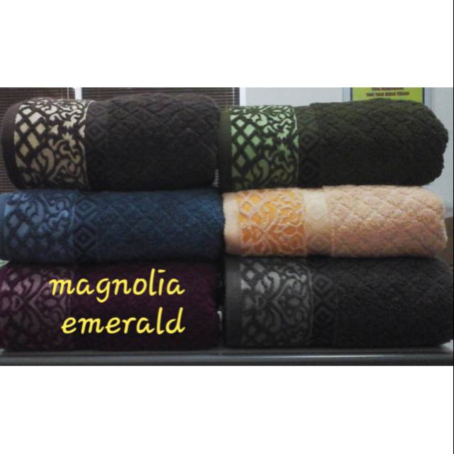 Handuk magnolia emerald terry towel