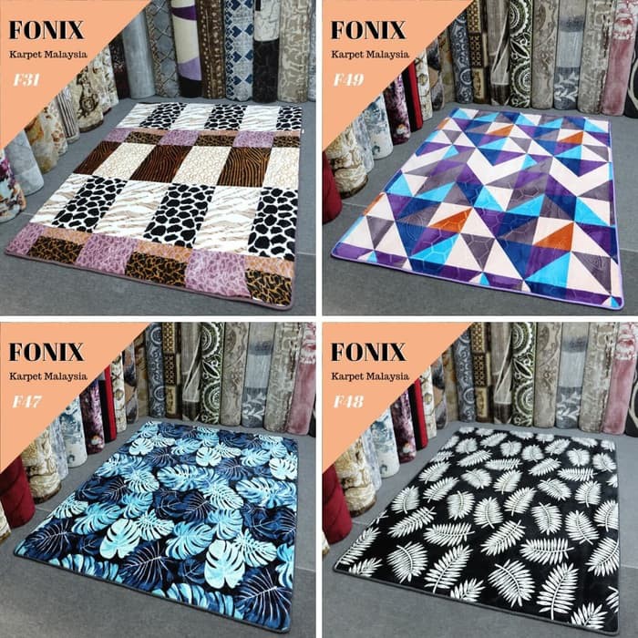 Fonix Karpet Malaysia Motif Cantik Uk.140x190 | Shopee Indonesia