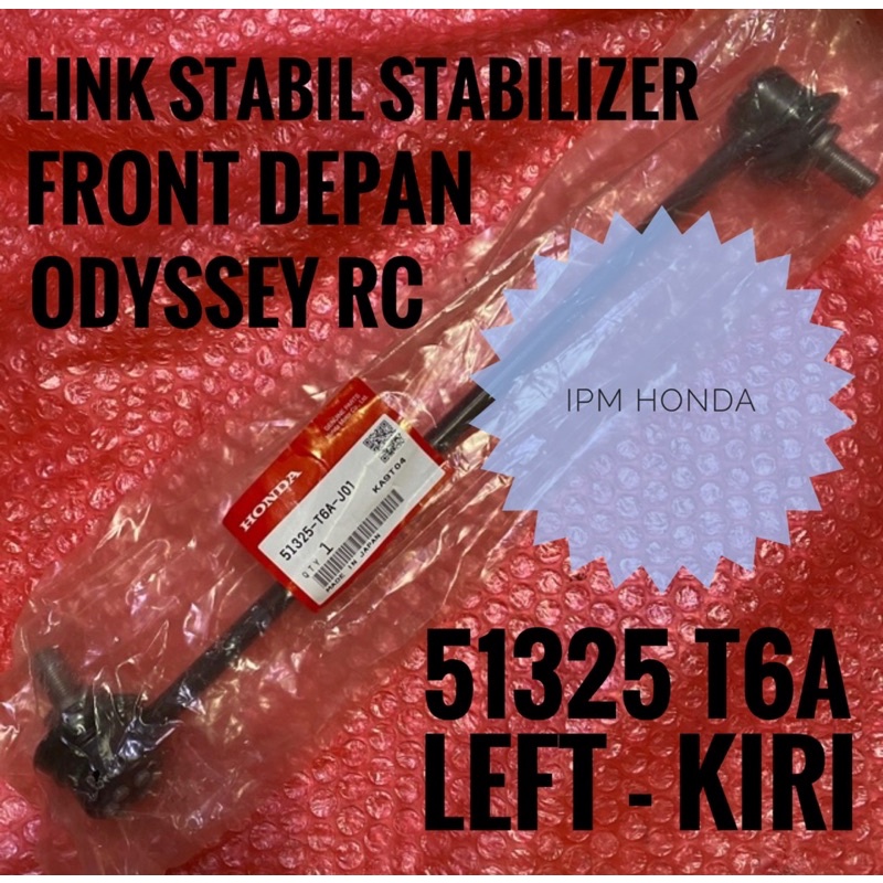 Link Stabil Stabilizer Depan Honda Odyssey RC RC1 2014 2015 2016 2017 2018 2019 51320 51325 T6A