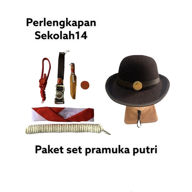 set pramuka+boni pramuka