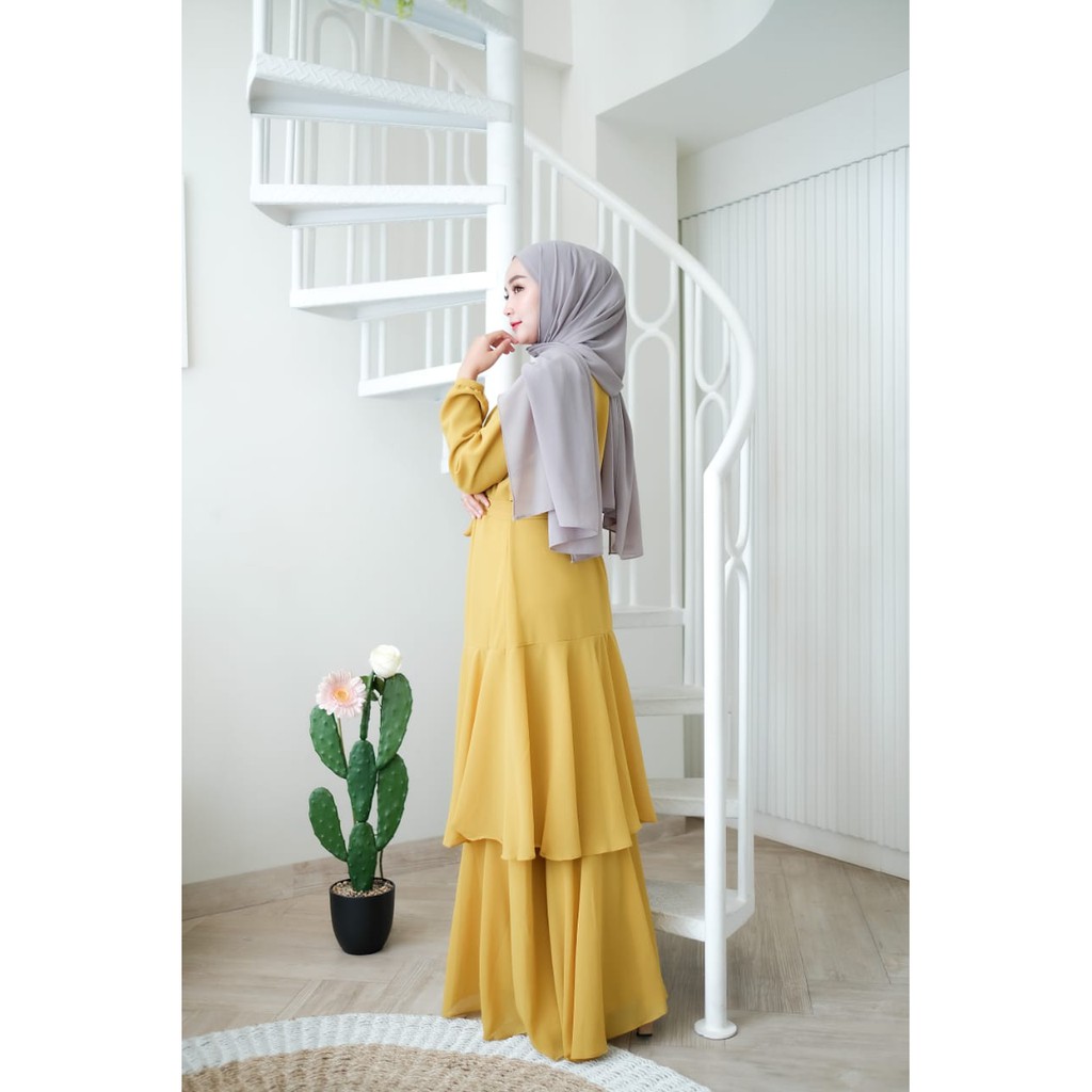 Adriana Dress Populer Grosir Baju Gamis Koleksi  Fashion Terbaru