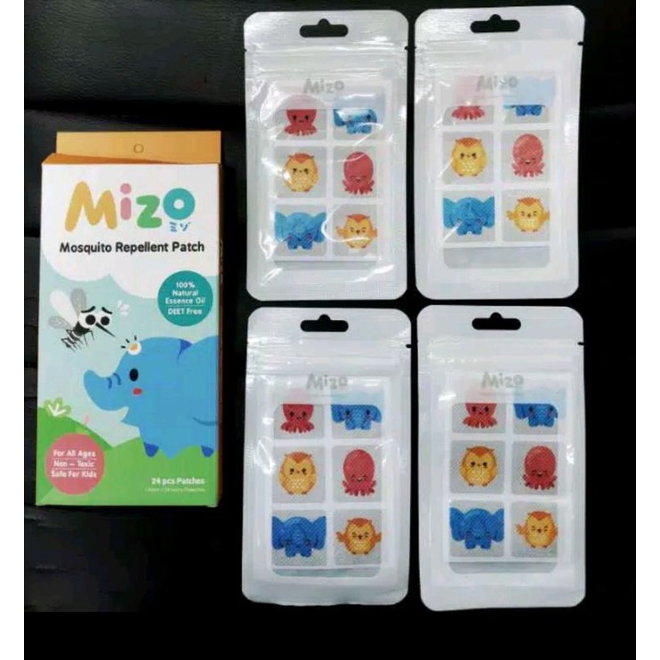 MIZO Mosquito Repellent Sticker Patch 24 Pcs/stiker anti nyamuk