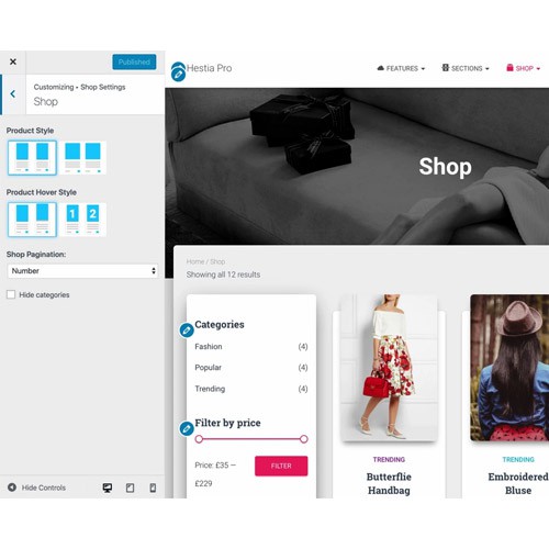 ThemeIsle Hestia Pro  Theme