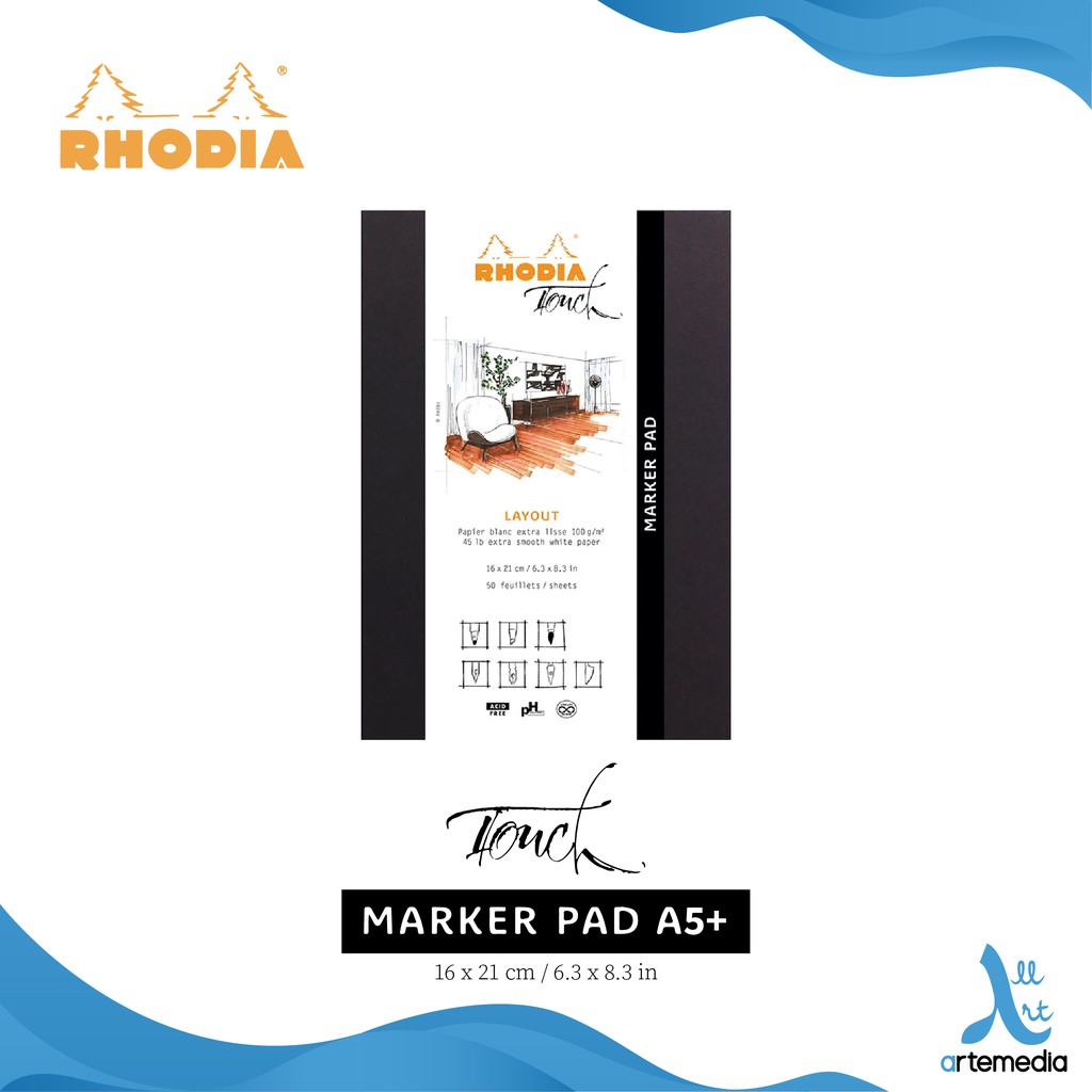 

Rhodia Touch Layout Marker Paper Pad Buku Gambar Sketsa
