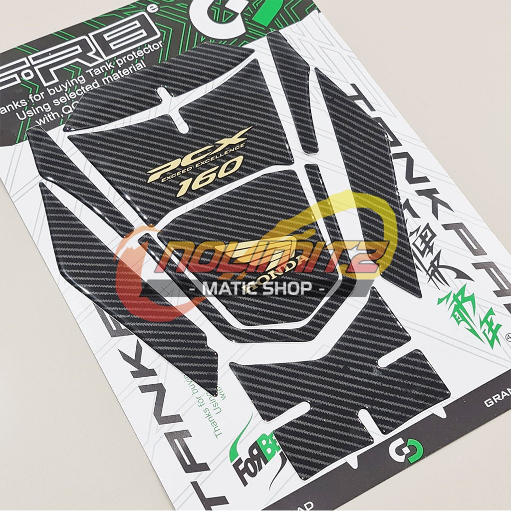 Fuel Tank Pad Motif Carbon 3D Honda PCX 160