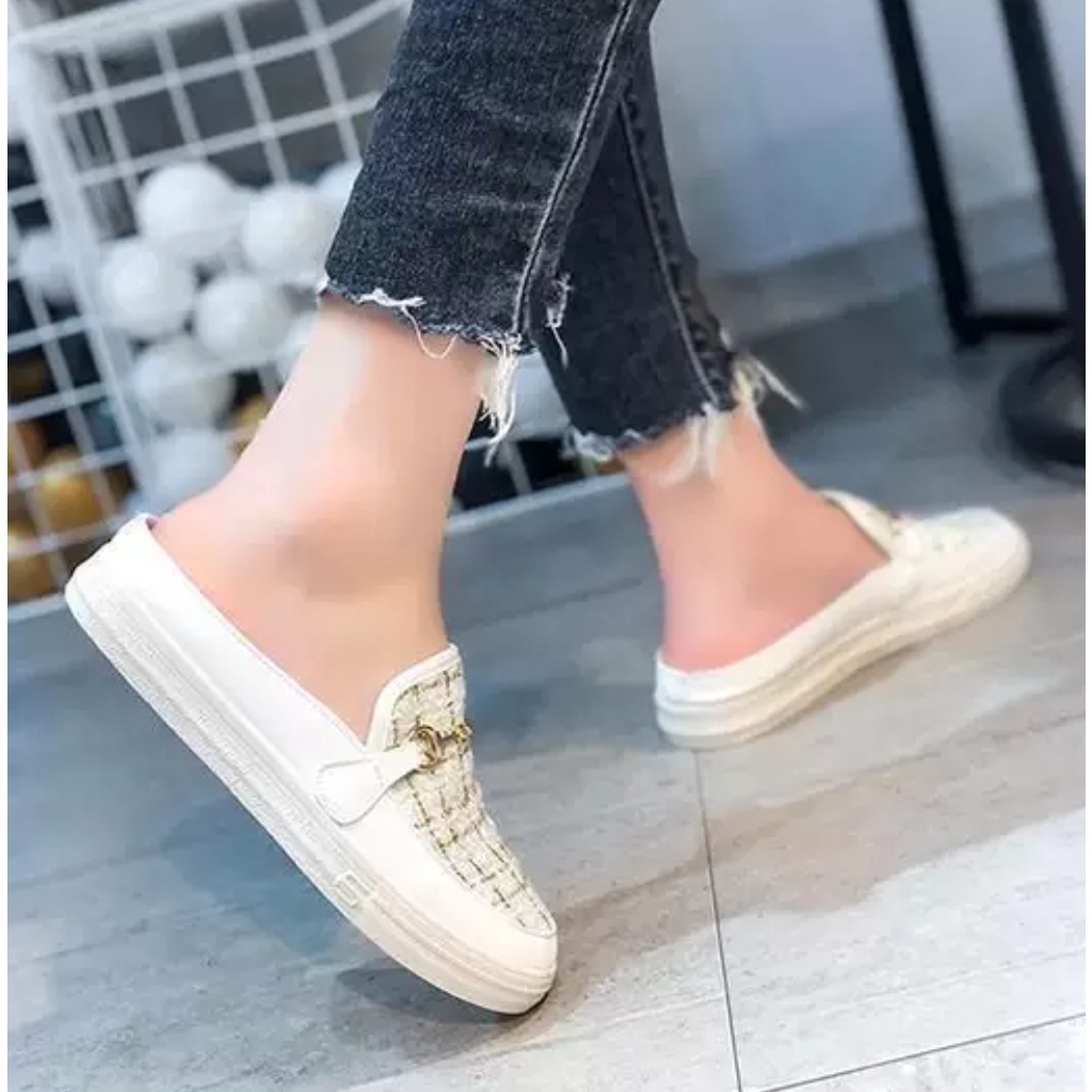 SN6188 agi2243 Sepatu Slip On Wanita Fashion Import