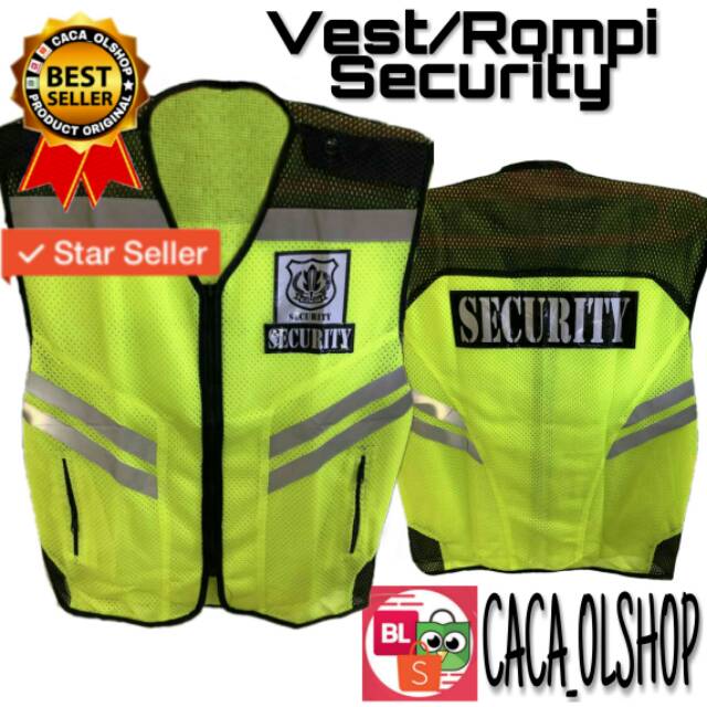 Rompi Satpam Security Mesh Terbaru Berkualitas