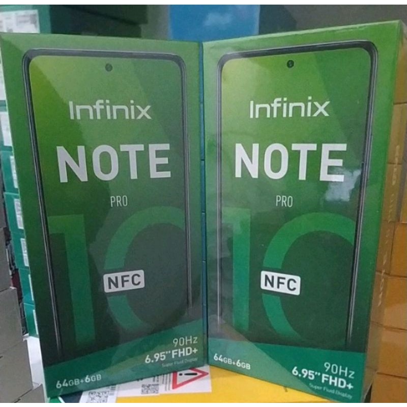 INFINIX NOTE 10 PRO NFC, No Repack, Garansi Resmi, Warna Hitam