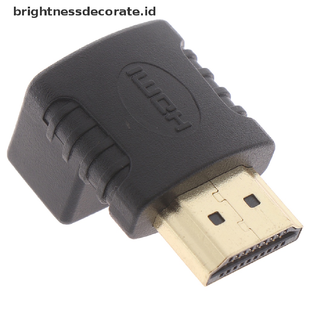 Adapter Hdmi Tipe L 270 Derajat Male Ke Female Audio Return