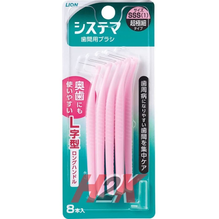 LION 8pcs Oral Healthy Cleaner Tooth Flossing Interdental Brush - tusuk gigi - dental floss - perawa