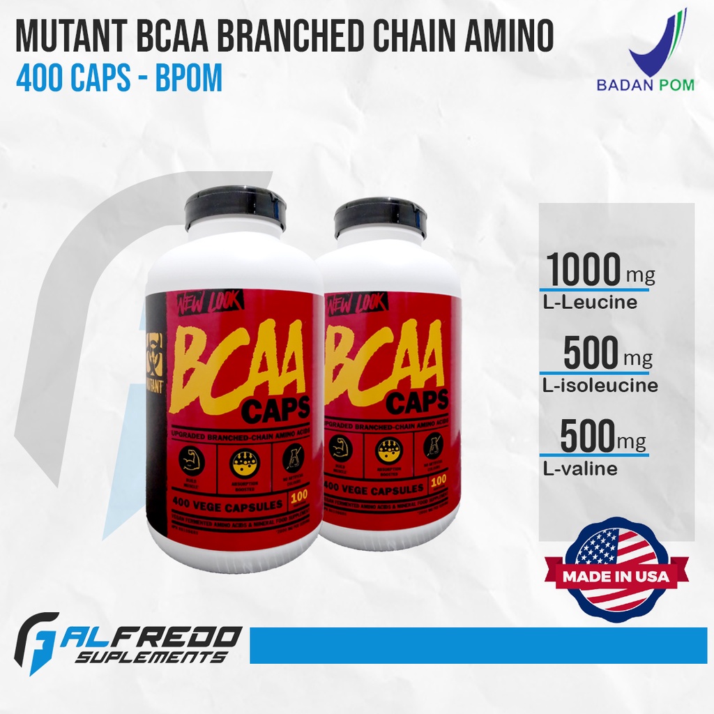 Mutant Bcaa 2:1:1 400 Caps NOT Mp Bcaa Platinum Bcaa