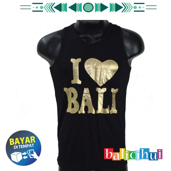 BALICIHUI KAOS SINGLET PRIA BALI FIT TO XXL