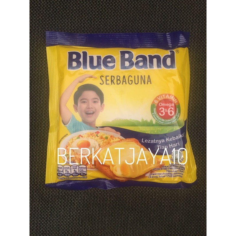 Margarin Mentega Blue Band Serbaguna 200 Gr Blueband margarine