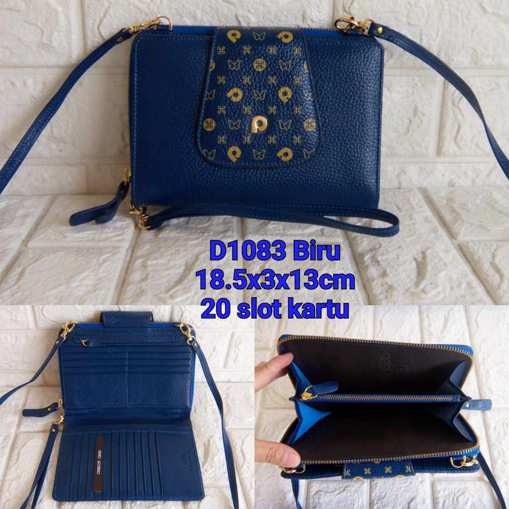 Dompet Papillon Original D1083 Biru