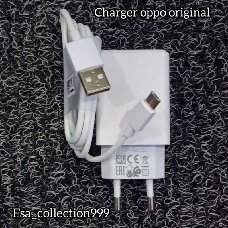 CHARGER OPPO 2A KABEL MICRO USB [NEW PACK] A71 A83 A37 A39 F1 F1s A3S A5S F3 F5 F7